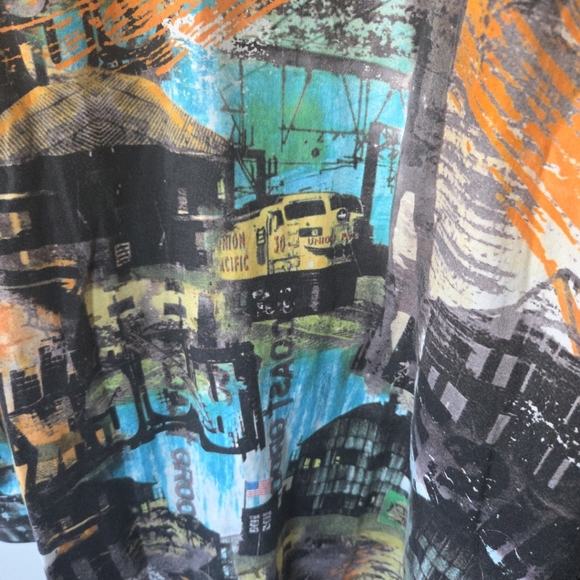 Robert Graham Embroidered Shirt Mens XL RARE Urban Streetwear - Picture 14 of 15